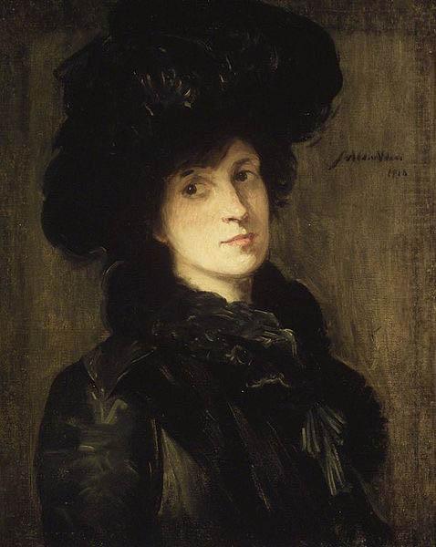 Girl in Black, julian alden weir